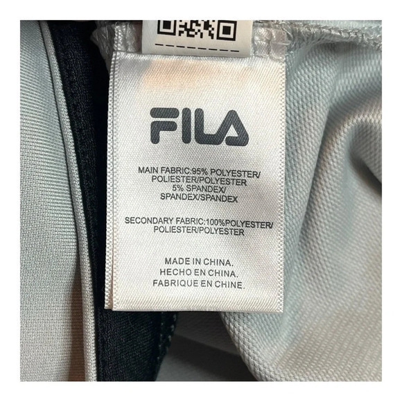 Fila Colorblock 1/4 Zip Pullover Activewear Stretch Gray Shirt Men Size XXL NWT - Picture 10 of 11